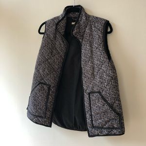 Quilted Herringbone Vest